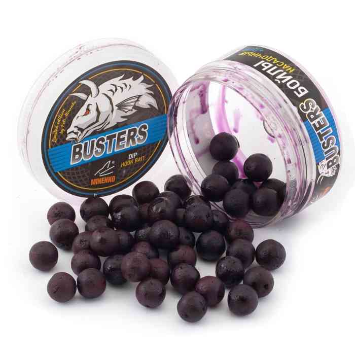 Насадочные бойлы MINENKO SQUID & OCTOPUS 14мм (варёные в дипе)