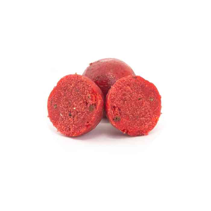 Насадочные бойлы MINENKO STRAWBERRY 14мм (варёные в дипе)