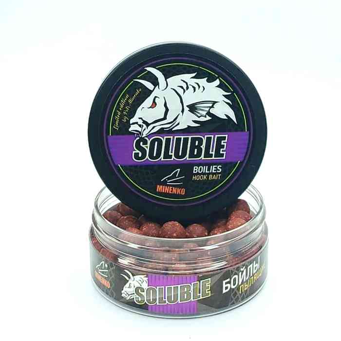 Насадочные бойлы MINENKO   14мм ФРУКТОВЫЙ КРАБ (пылящие)