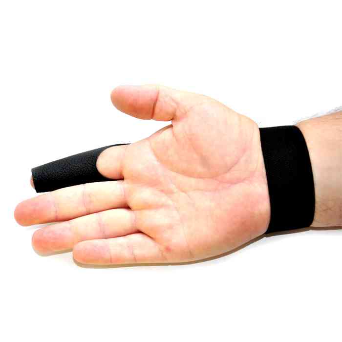 Напальчник для рыбалки MINENKO TEAM (кожа чёрная) XXL