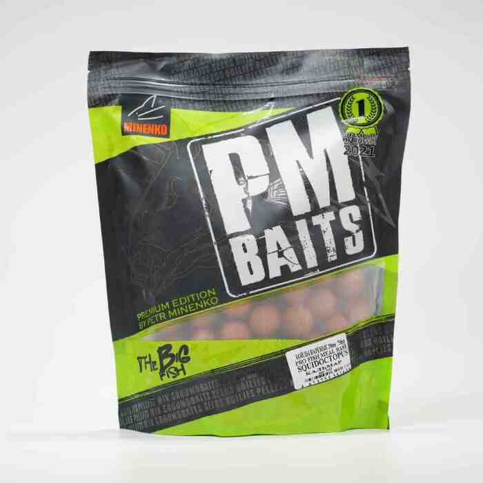 Бойлы варёные сквидоктопус PRO FISH MEAL   д15 мм