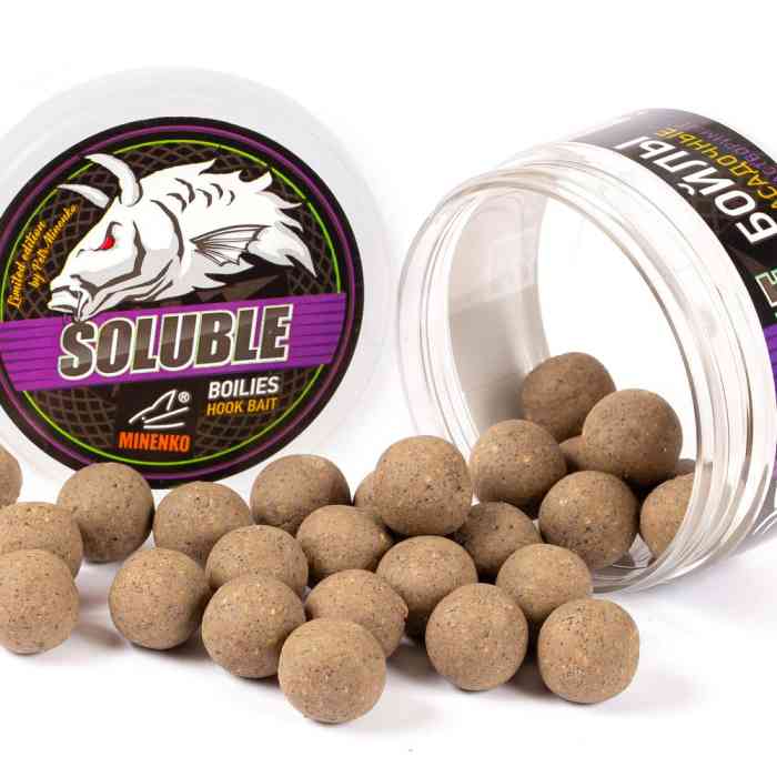 Насадочные бойлы MINENKO WHITE FLAVOR 20мм (пылящие)