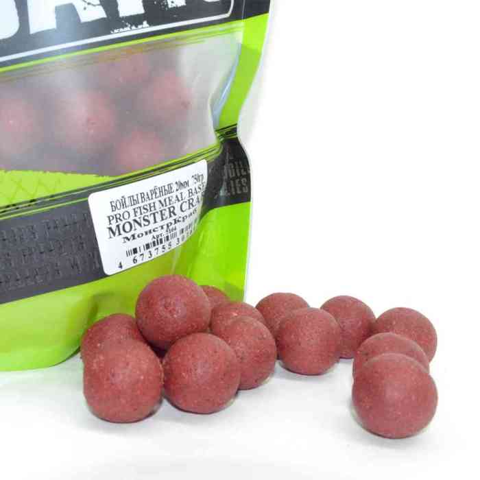 Бойлы варёные монстер краб PRO FISH MEAL   д15 мм