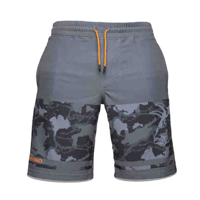 Шорты на резинке Graphite black camo (L)