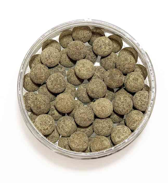 Бойлы плавающие POP-UP GOLD в обсыпке STRAWBERRY (КЛУБНИКА) 12 мм