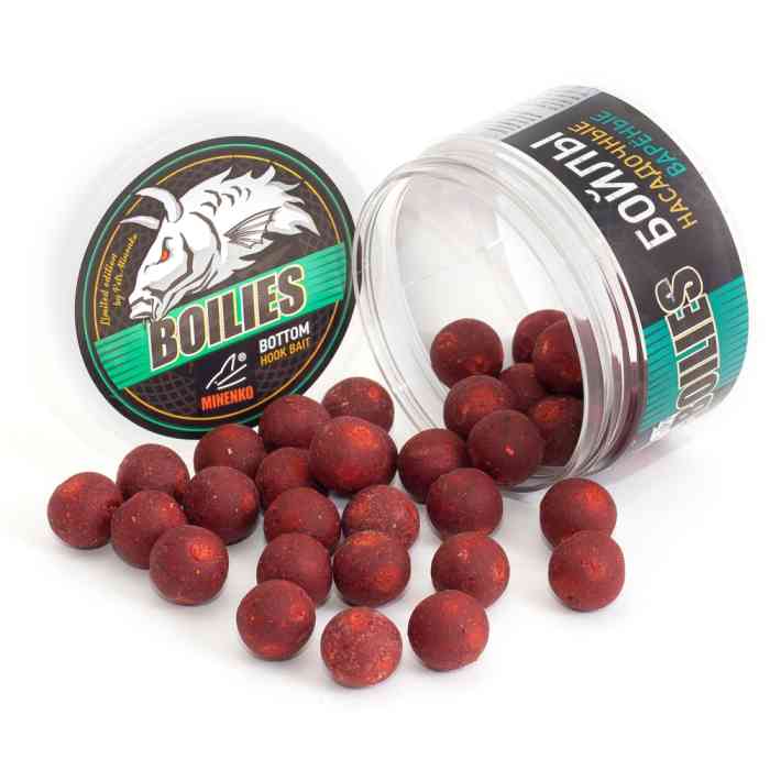 Насадочные бойлы MINENKO BF HOT DEMON 24мм (варёные)