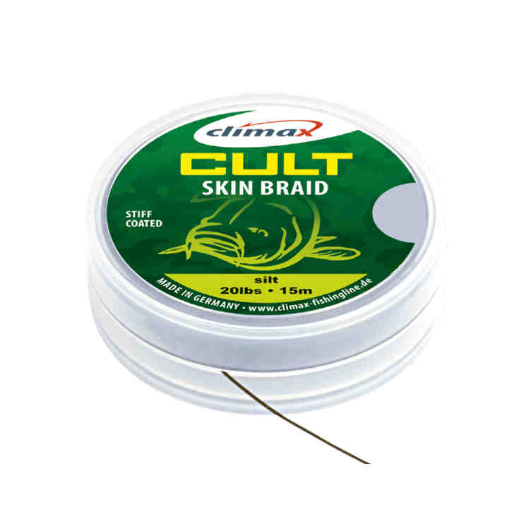 Купить Поводковый материал CULT Skin Braid (green mat) 30 lb