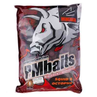 Бойлы пылящие MINENKO Squid &amp; Octopus 24мм (3кг)
