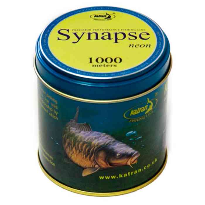 Леска Katran Synapse Neon 0.215 мм (жёлтая)