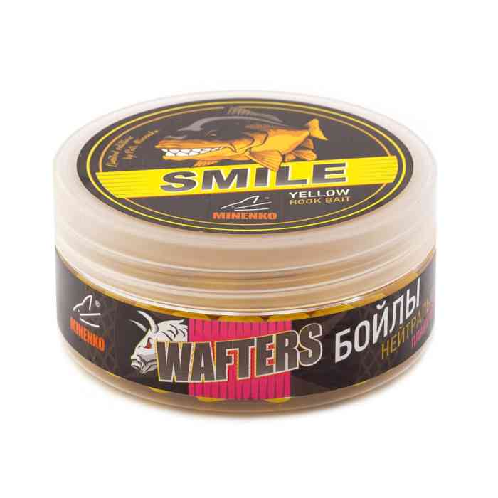 Бойлы MINENKO WAFTERS STRAWBERRY (SMILE) 12мм