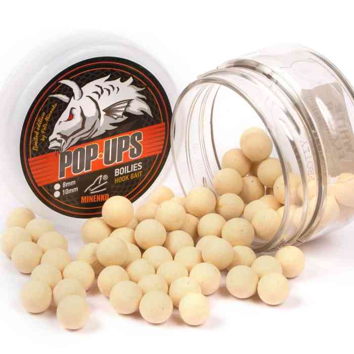 Бойлы плавающие MINENKO WHITE FLAVOR Pop-Up 10мм