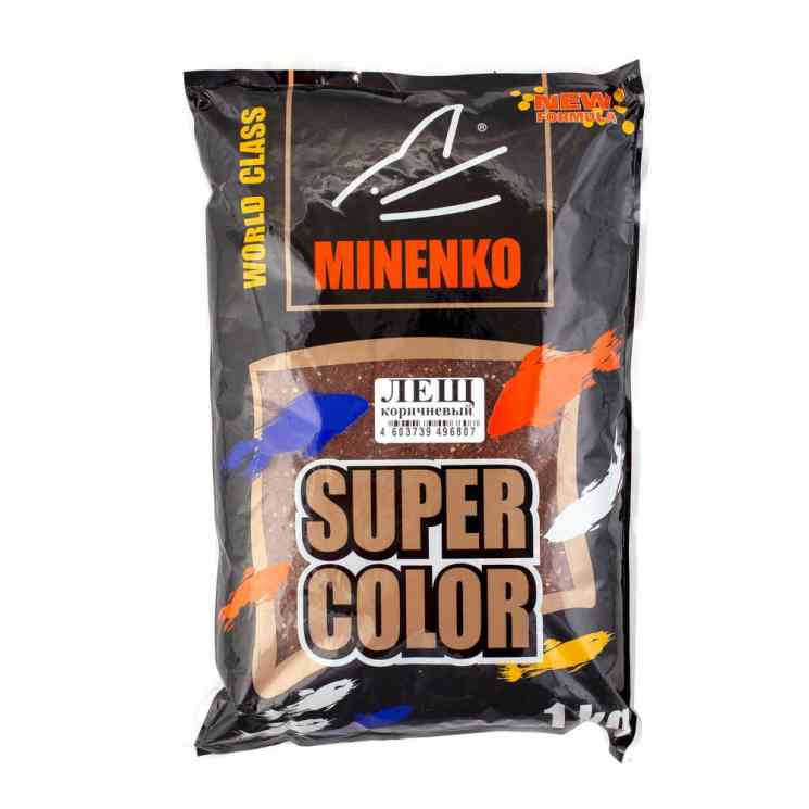Купить Прикормка MINENKO Super Color Лещ Коричневый