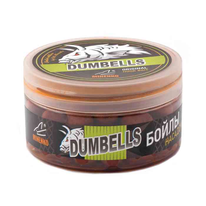 Насадочные DUMBELLS бойлы MINENKO ORANGE PLUM 14x20мм (в дипе)